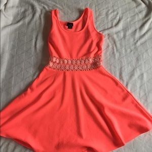 Coral dress